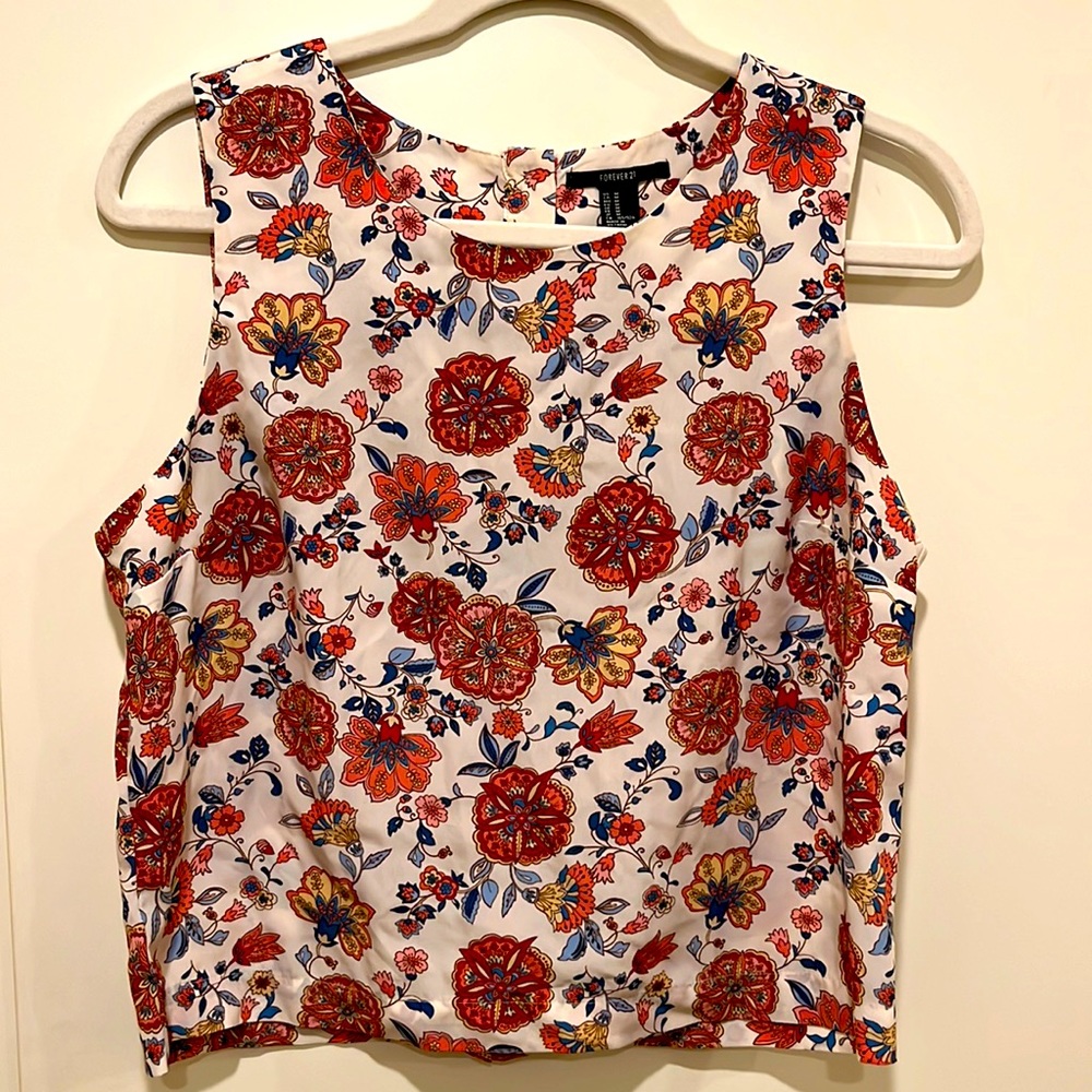 Retro Paisley Tank Top